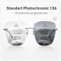 Фотохромная прогрессивная линза Standart Photochromic 1.56