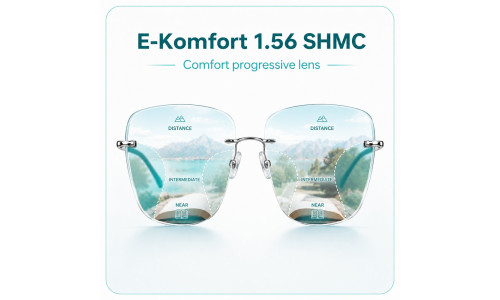 Прогресивна лінза E-Komfort 1.56 SHMC