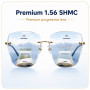 Прогрессивная линза Premium 1.56 SHMC