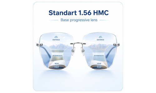 Прогрессивная линза Standart 1.56 HMC